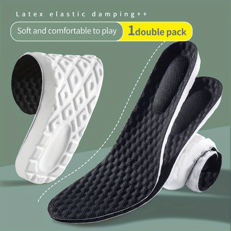 Sports Insoles PU Deodorant Breathable Cushion Running Insoles