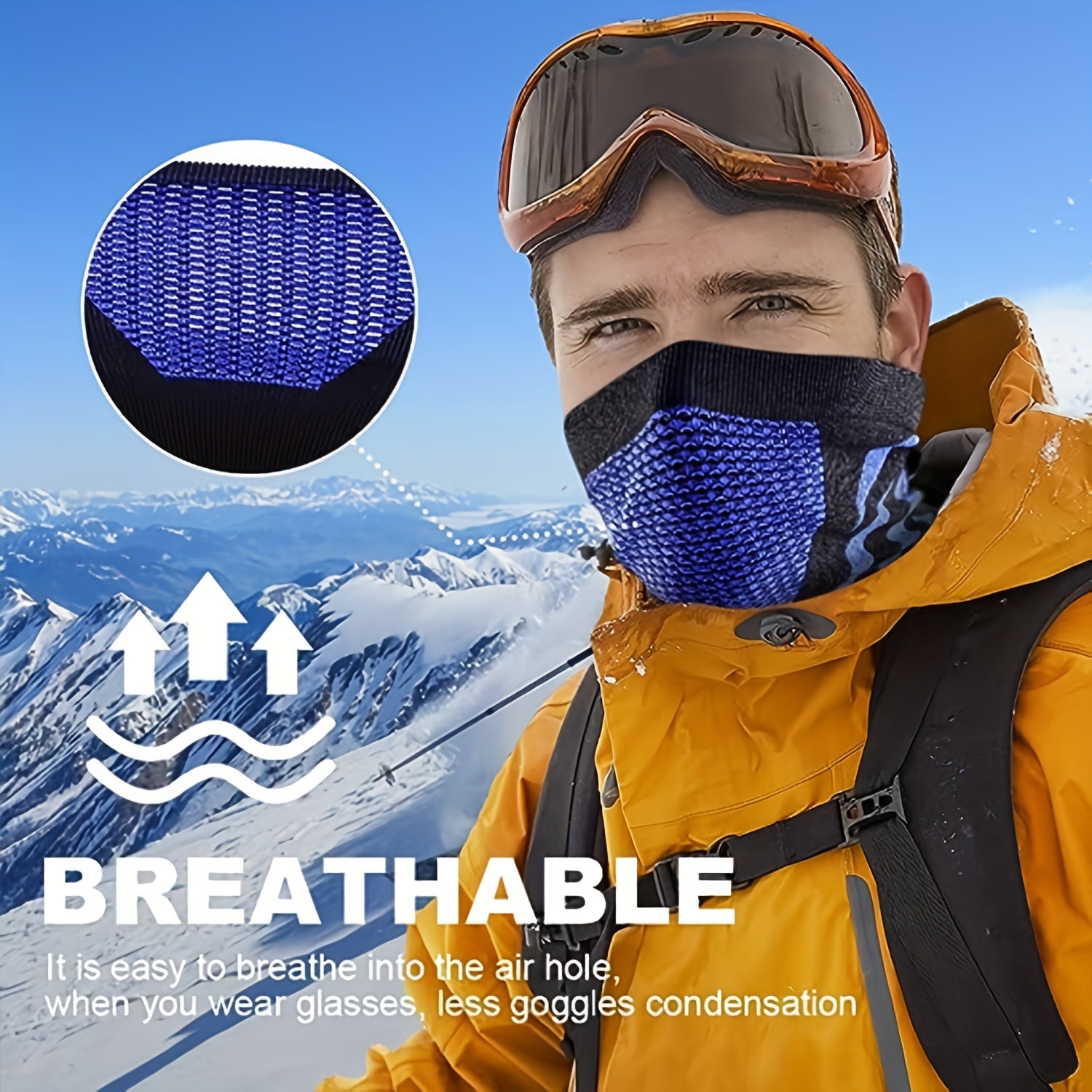 Winter Neck Warmer Gaiter Balaclava Thermal Knitted Face Mask