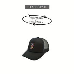 Mermaid Print Trucker Hat Candy Mesh Baseball Cap Lightweight Dad Hats