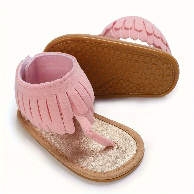 Breathable Open Toe Sandals For Baby Girls Lightweight Anti Slip Sandals