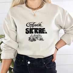 Motorcycle Letter Sikre Pattern Heat Transfer Stickers for DIY