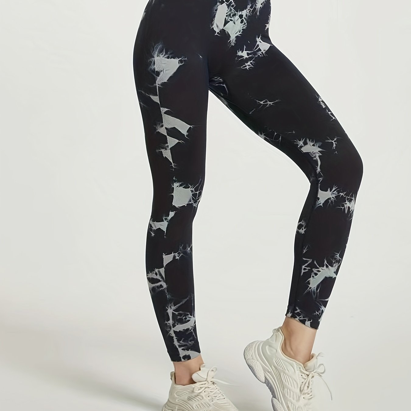 Tie Dye Workout Yoga Tight Pants High Stretchy Running Fitness Sports Leggings