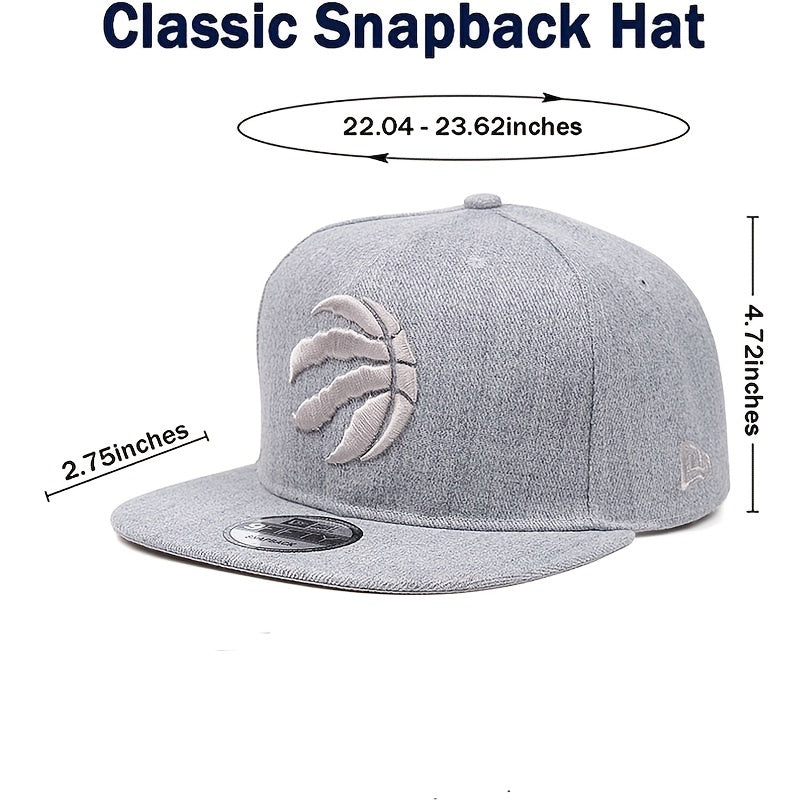Men's Flat Top Hip hop Hat Adjustable Snapback Hat