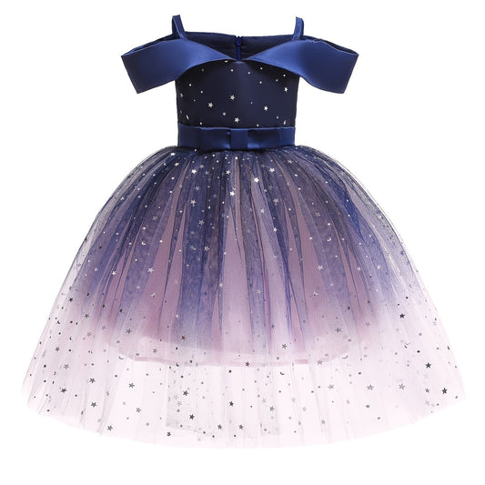 Toddler Girls Paillette Princess Dress Pageant Gown