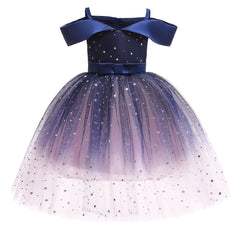 Toddler Girls Paillette Princess Dress Pageant Gown
