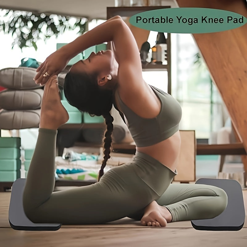 2pcs Yoga Knee Pads Pilates Non-slip Fitness Balance Training Mat