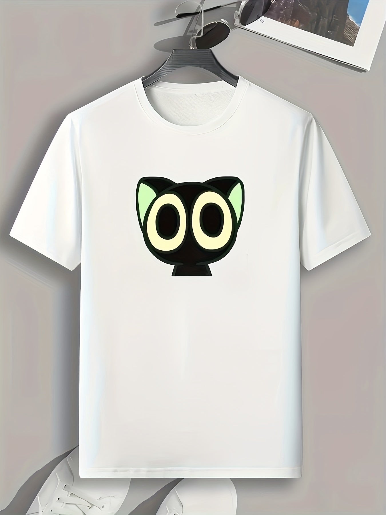 Cartoon Print Men's Graphic T shirt Casual Comfy Tees For Summer Mens Clothing