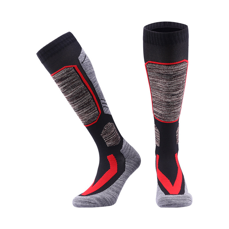 Men's Thermal Ski Socks - Stay Warm & Shockproof for Winter Outdoors