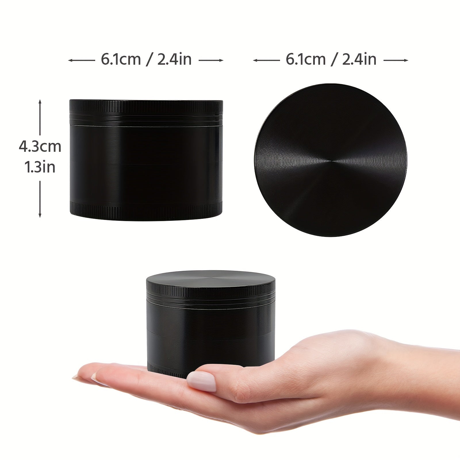 Large Grinder Perfect for Chefs 7 Colors