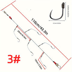 Anti-winding Fishing Line Sabiki Rig with Iseni Hook