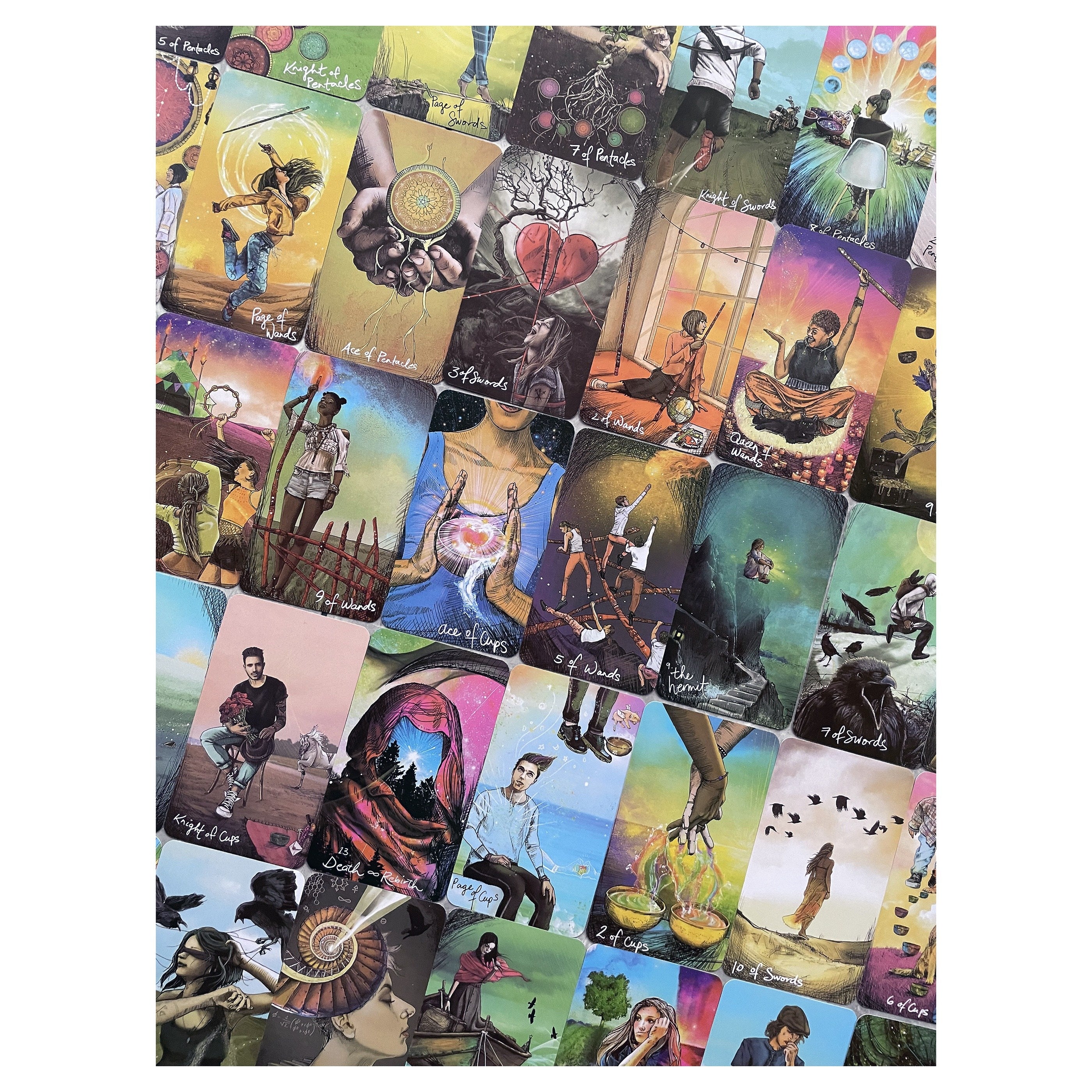 Halloween Tarot Card Game for Divination & Party Games