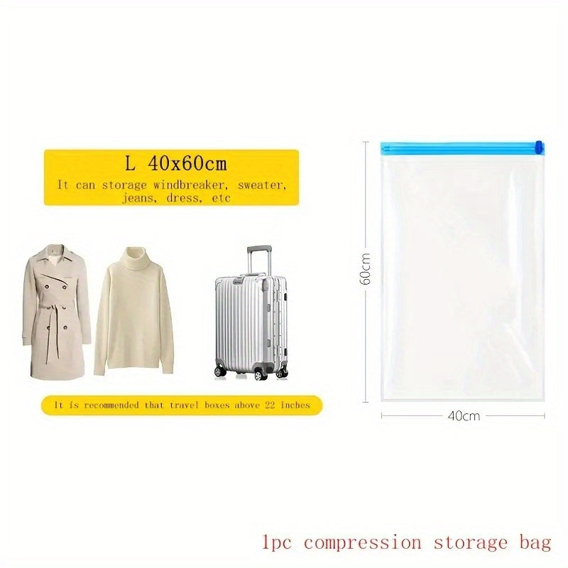 Travel Compression Bag - Space Saver Roll Up Pouch