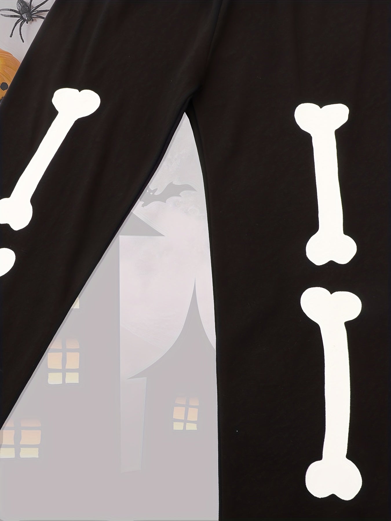 Halloween Little Kids Long Sleeve T shirt Trousers Set