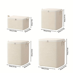 Large Capacity Storage Bag With Handles Portable Clothes Storage Bag