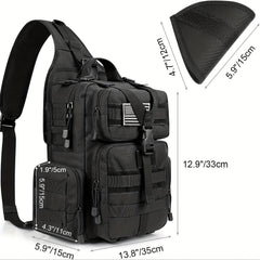 900D Waterproof Chest Pack for Outdoor Travel