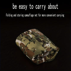 Camo Burlap Camouflage Netting 1.5x2m Cover Fabric for Blind Costume
