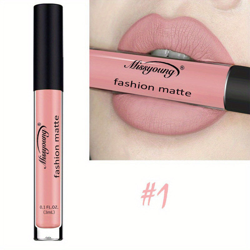 Matte Waterproof Liquid Lipstick Moisturizer Velvet Lipstick