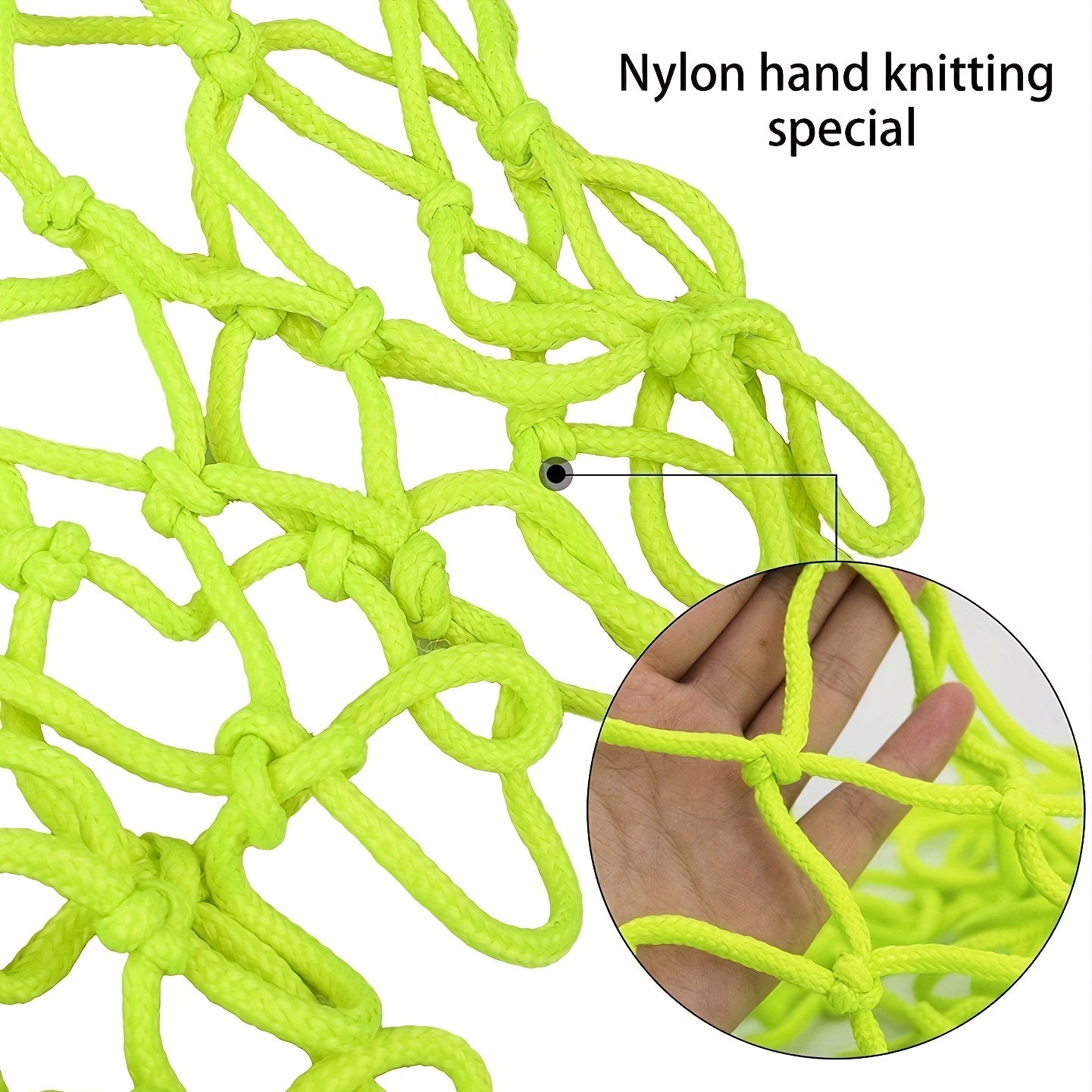 Portable Nylon Basketball Net Luminous Outdoor & Indoor Accessory