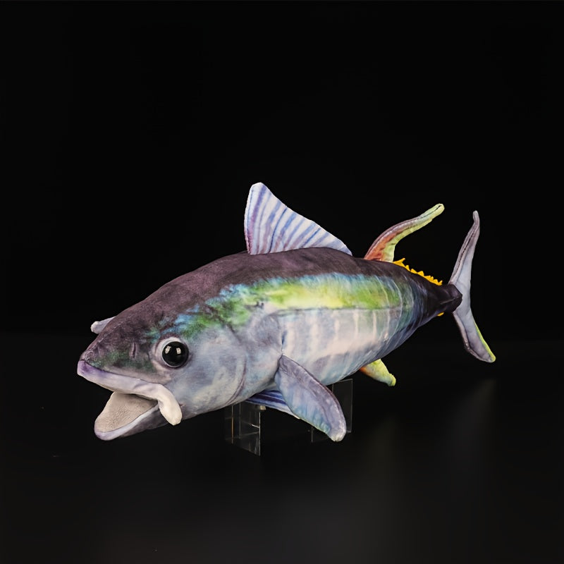 BLUESLEMON Tuna Plush Toy Realistic Ocean Themed Stuffed Animal