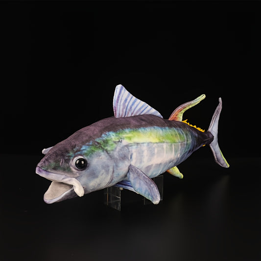 BLUESLEMON Tuna Plush Toy Realistic Ocean Themed Stuffed Animal