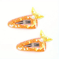 2pcs Mermaid Tail Hair Clips for Baby Girls