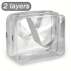 Clear Toiletry Bag Women Travel Essentials Small Cosmetic Make Up Bag