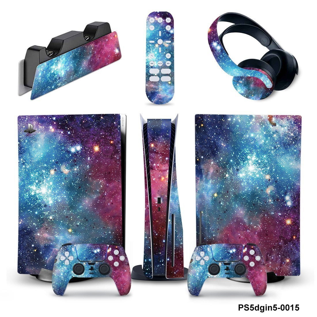PS5 Full Set Skin Decal Cover for Console & Accessories