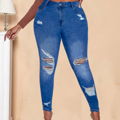 Women's High Rise Stretch Skinny Jeans
