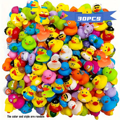 Colorful Floating Ducks Kids Bath Toys Car Home Decoration Summer Party Gift
