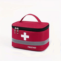 Portable Medicine Lock Box with Letter Graphic Storage