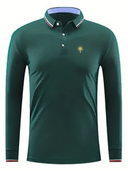 Men's Cross Print Long Sleeve Shirt Outdoor Spring Fall
