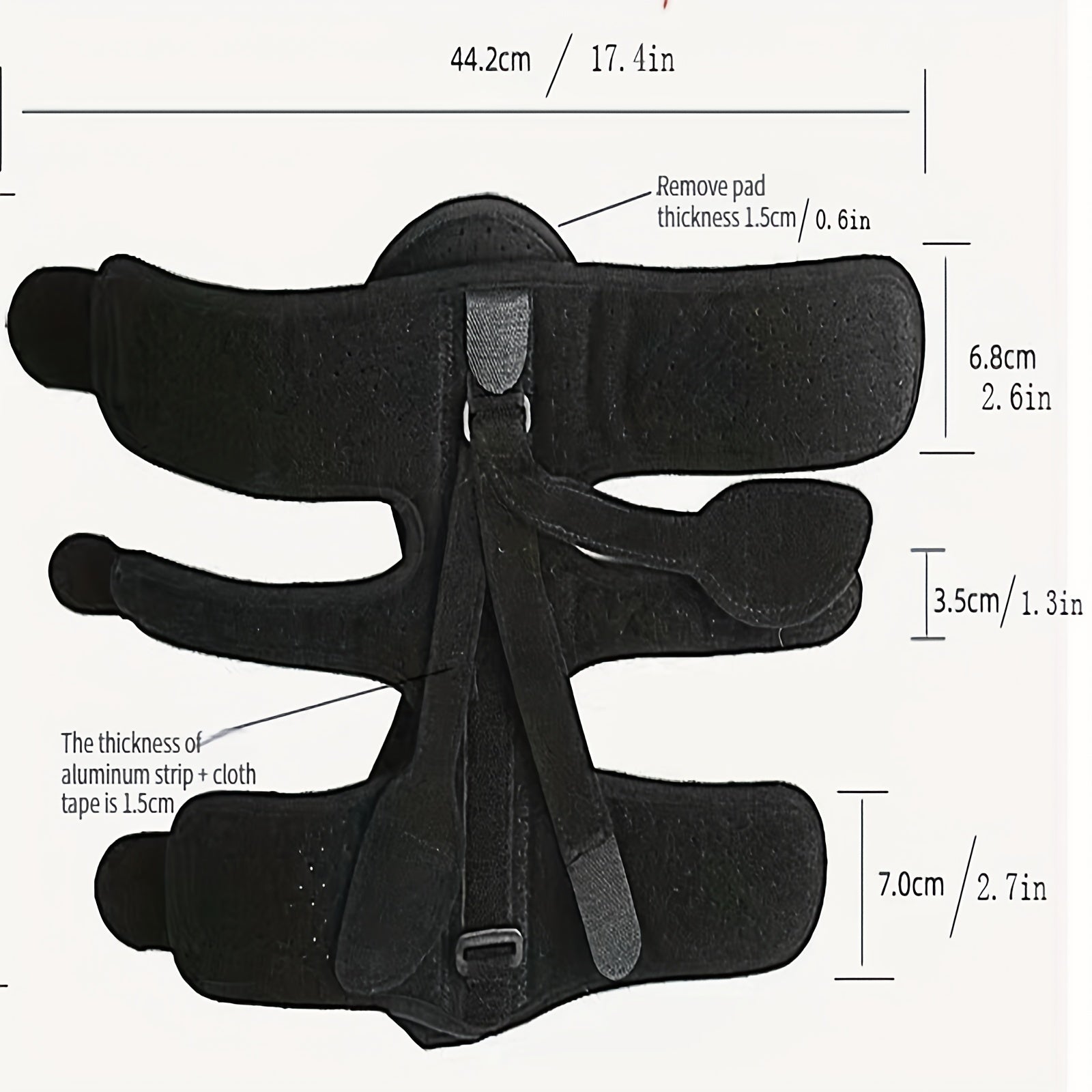 Plantar Fasciitis Night Splint for 70kg + Massage Ball + 3 Straps