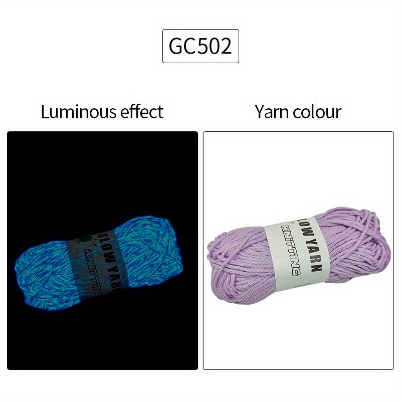 Glow In The Dark Yarn For Crochet Knitting Crafts