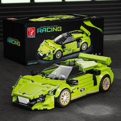 323pcs Racing Assembly Model Building Toy with Dustproof Display Box