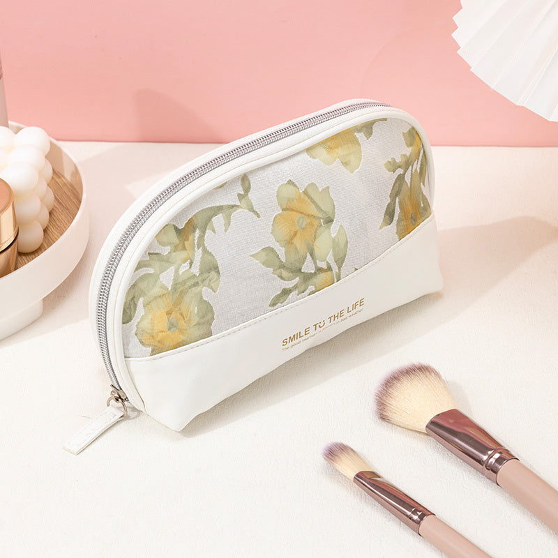 Spacious Lace Makeup Bag for Beauty Products