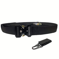 2in1 Military Nylon Belt With Hidden Pocket Metal Quick Release Buckle