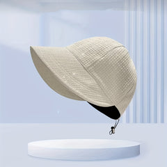 Casual Bucket Hat Wide Brim Sunscreen Baseball Cap for Women