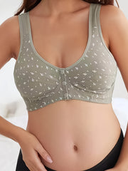 Front Buckle Wireless Bra Comfy Full Coverage Women's Lingerie