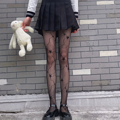 Fishnet Tights High Waist Mesh Pantyhose Stockings