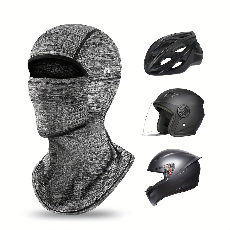 Breathable Ice Silk Motorcycle Helmet Headgear Balaklava Hat