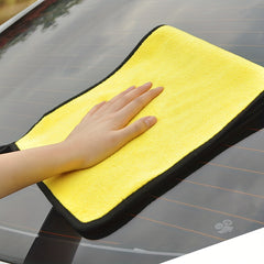 Double Layer High Density Car Wash Towel Thickened Absorbent Fiber Coral Fleece