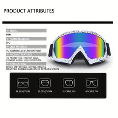 Motorcycle Windscreen Mask for Outdoor Riding Wind and Dust Protection