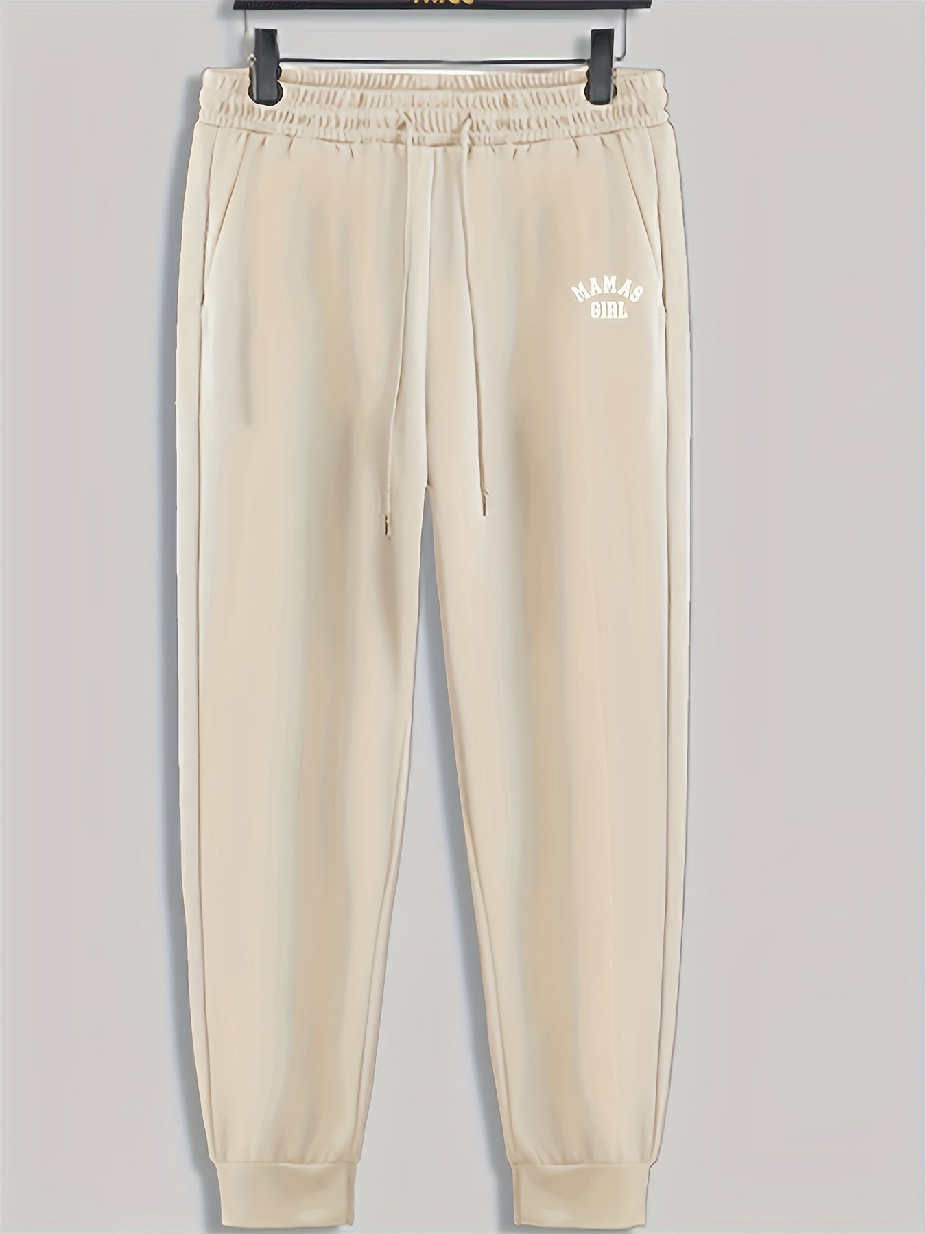 Mamas Girl Men's Drawstring Sweatpants for Spring Autumn