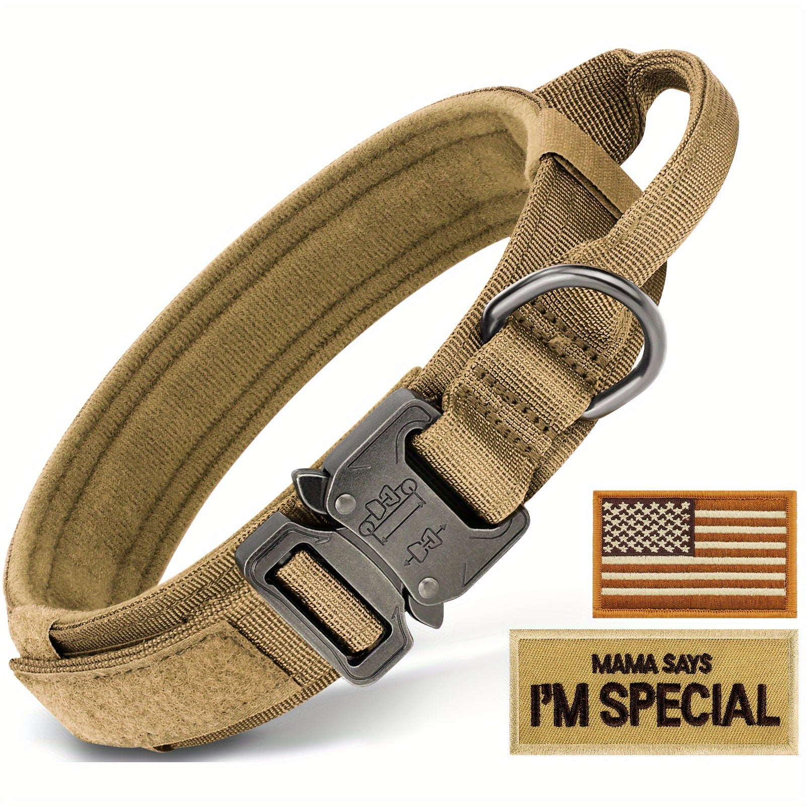 Taglory Strong Tactical Dog Collar with Handle