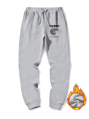Men's Winter Cartoon Print Jogger Sweatpants