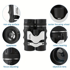 High Power 8x25 Binoculars for Concerts Travel and Outdoor Activities