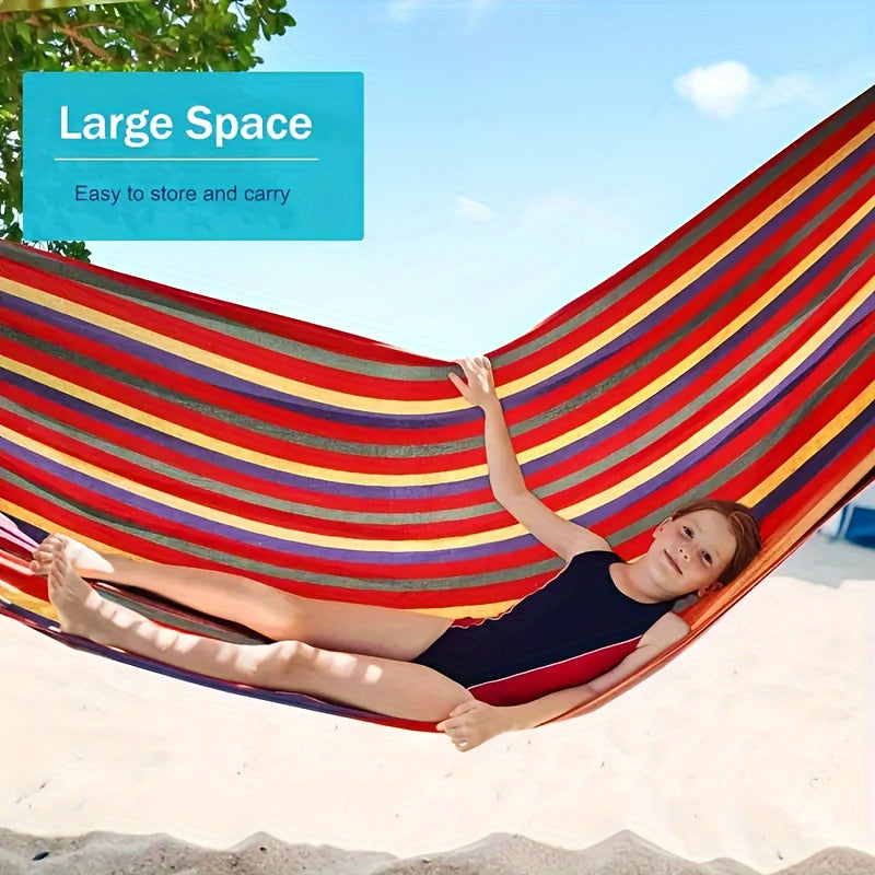 Outdoor Hammock Camping Swing Garden Canvas Hammock Hanging Chair
