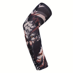 6-Pack Outdoor Tattoo Arm Sleeve Cover for Cycling & Sunscreen