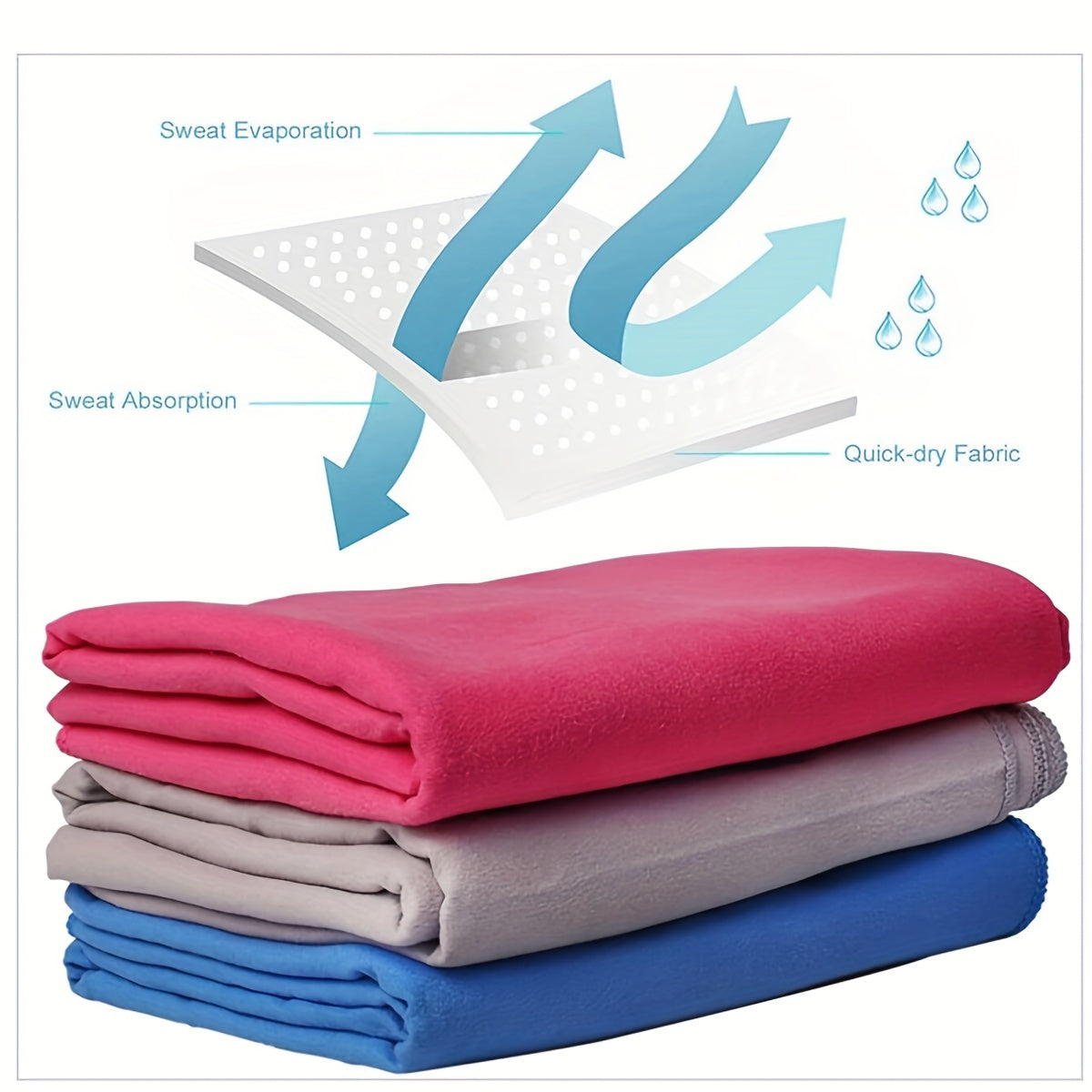 Quick Drying Microfiber Sports Towel for Outdoor Activities