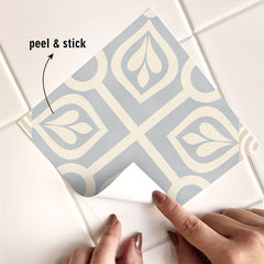 12pcs Nordic Style Floor Stickers Waterproof Self Adhesive Tile Stickers